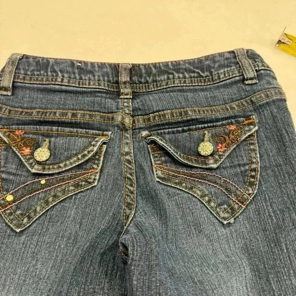 So wear it declare it girls flare leg jeans with flap back pockets size 7 - Picture 11 of 11